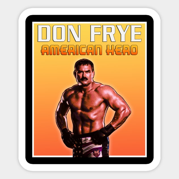 Don Frye Sticker by benjaminhbailey